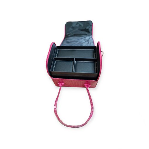 Kozmetikai táska fényes pink