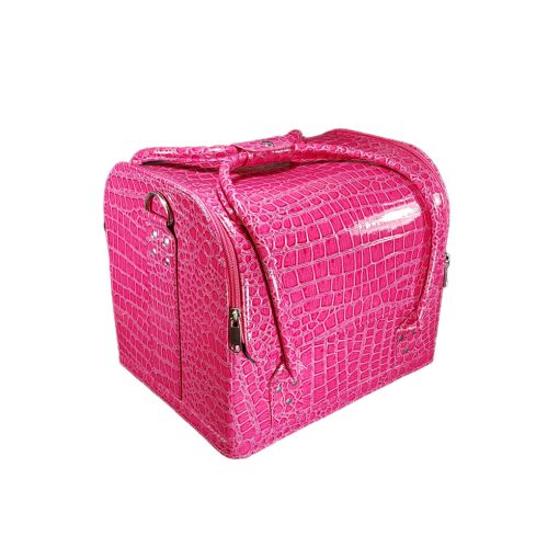 Kozmetikai táska fényes pink