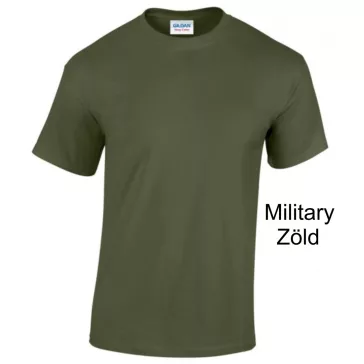 Gildan környakú unisex rövid ujjú póló, Több színben, S–5XL