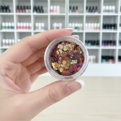 KiviArt Mixed Chunky Csillám CG52 - Vegyes Szemcsés Glitter Sminkhez