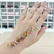 KiviArt Mixed Chunky Csillám CG52 - Vegyes Szemcsés Glitter Sminkhez