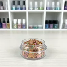 KiviArt Mixed Chunky Csillám CG52 - Vegyes Szemcsés Glitter Sminkhez