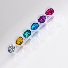 Superstar nagyszemcsés csillám szett 6 db -  Laser 130ml