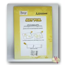 Alumínium fólia - 3 db A/4 arany és ezüst