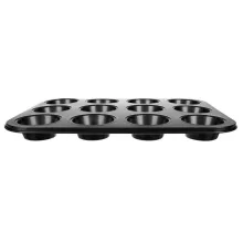 Teflon Muffin Sütő Tepsi + 12 db Szilikon Forma