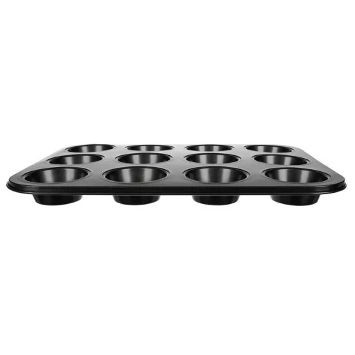 Teflon Muffin Sütő Tepsi + 12 db Szilikon Forma