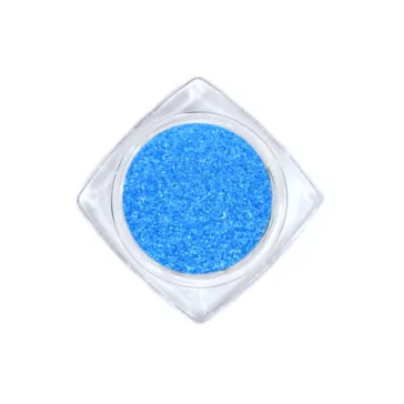 Cukorhatású uv neon csillámpor  kék 515