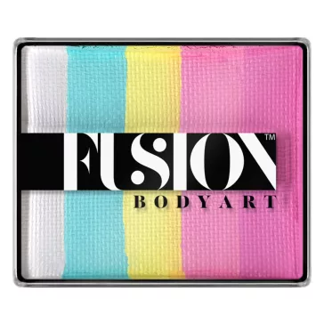   Fusion csíkos arcfesték Lodie UP Rainbow Cotton Candy 40 gr