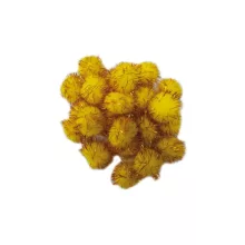 Pompon 30 mm - Arany és ezüst színű