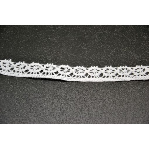 Csipke 100% pamut 1,5 cm-es fehér