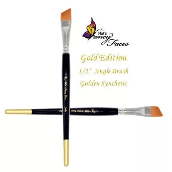 Nat's Fancy 1/2" ferde lapos arcfestő ecset Gold Edition