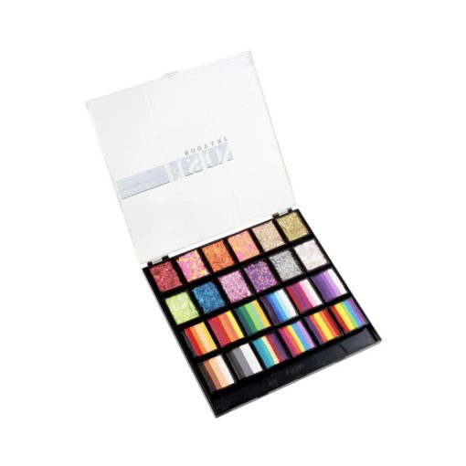 Fusion csíkos arcfesték és Glitter krém paletta - One Stroke & Glitter Cream Palette | Rainbow Party