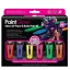 PaintGlow Neon UV arc- és testfesték készlet 6 színű