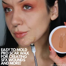 Mehron SynWax 11 g – Rugalmas szintetikus modellező viasz sebek és vágások készítéséhez