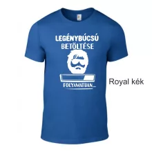 Legénybúcsú betöltése folyamatban... póló Egyedi vicces legénybúcsú póló a bulira