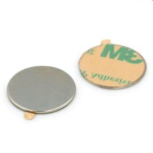 Neodímium körmágnes 3M öntapadós 20x1mm 10 db/cs