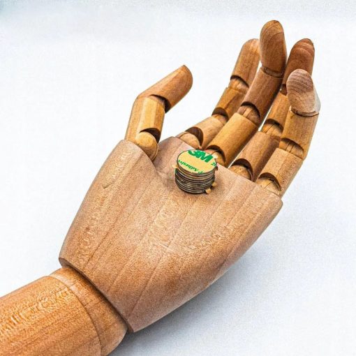 Neodímium körmágnes 3M öntapadós 20x1mm 10 db/cs