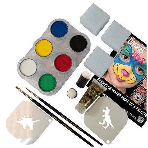 Grimas arcfestő készlet Alapszínek