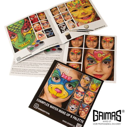 Grimas arcfestő készlet Alapszínek