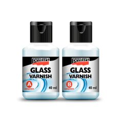 Üveggyanta, műgyanta - lakk1:1 szett 2x40 ml
