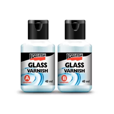 Üveggyanta, műgyanta - lakk1:1 szett 2x40 ml