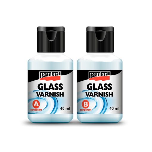 Üveggyanta, műgyanta - lakk1:1 szett 2x40 ml