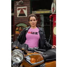 MZ logo póló, Motorradwerke Zschopau póló, retró motoros ajándék, veterán motor póló, NDK motoros ruházat,