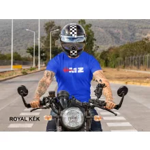 MZ logo póló, Motorradwerke Zschopau póló, retró motoros ajándék, veterán motor póló, NDK motoros ruházat,