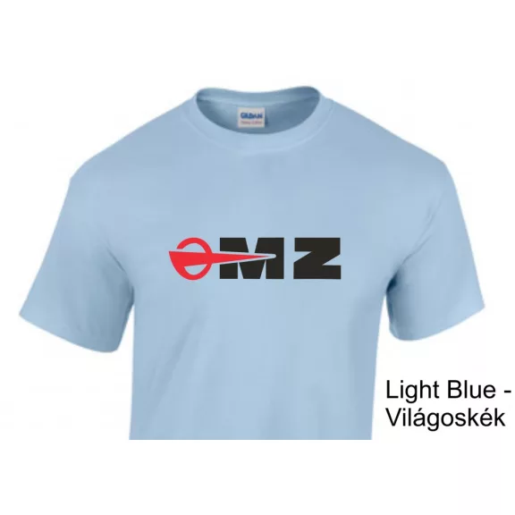 MZ logo póló, Motorradwerke Zschopau póló, retró motoros ajándék, veterán motor póló, NDK motoros ruházat,