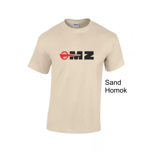 MZ logo póló, Motorradwerke Zschopau póló, retró motoros ajándék, veterán motor póló, NDK motoros ruházat,