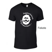 „Legénybúcsú folyamatban…” feliratos vicces pamut póló bulira