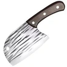 Foxter 25 cm-es japán stílusú aprító és séfkés ergonomikus fa markolattal.