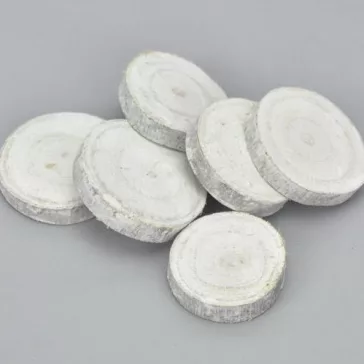 Fakorong fehér, csiszolt 5db/csomag - 1x4-6 cm