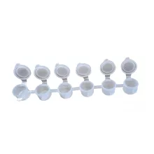 Kupakos tégely, tároló 6x3ml
