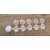Kupakos tégely, tároló 6x3ml