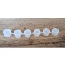 Kupakos tégely, tároló 6x3ml