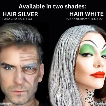 Mehron Hair White Ecsettel Fehér hajszínező 130 ml