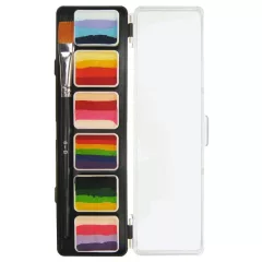 PXP 6x6 gramm csíkos paletta 6-os lapos ecsettel 43698