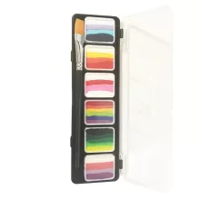 PXP 6x6 gramm csíkos paletta 6-os lapos ecsettel 43698