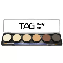 TAG SKIN COLOUR PALETTA + 2 ecset 6x10gr