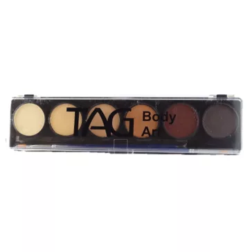 TAG SKIN COLOUR PALETTA + 2 ecset 6x10gr