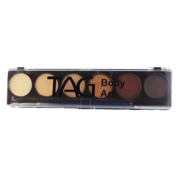 TAG SKIN COLOUR PALETTA + 2 ecset 6x10gr