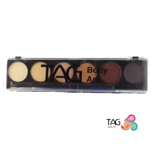 TAG SKIN COLOUR PALETTA + 2 ecset 6x10gr