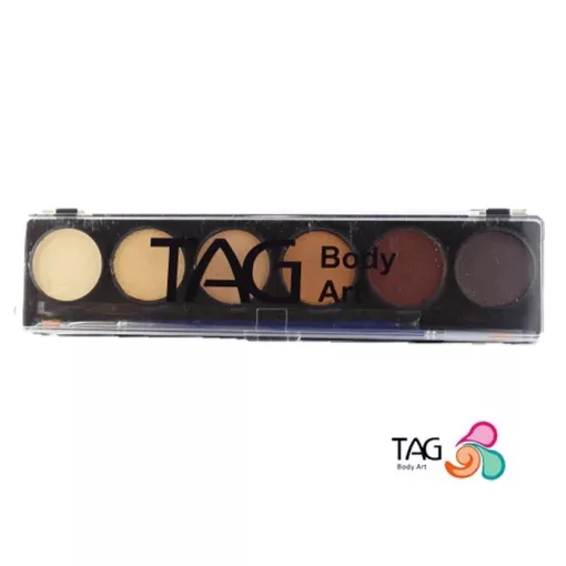 TAG SKIN COLOUR PALETTA + 2 ecset 6x10gr