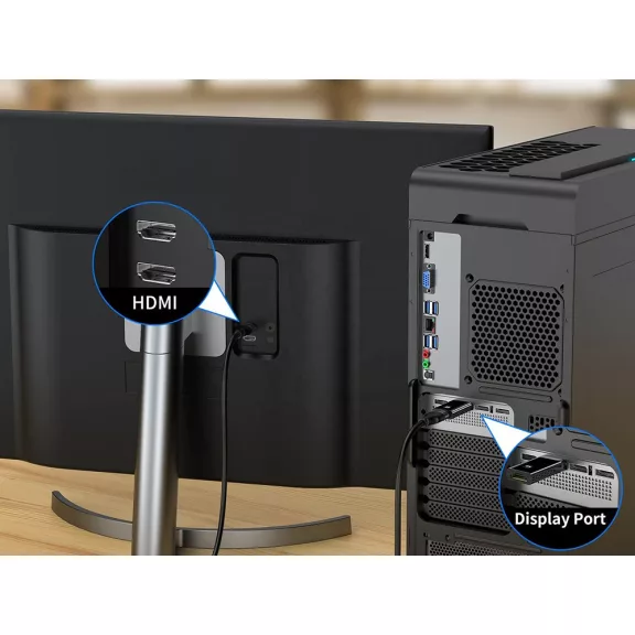 DisplayPort – HDMI 4K Ultra HD Átalakító