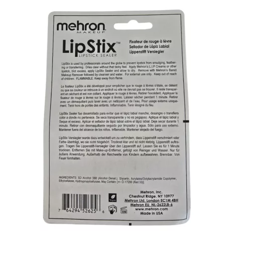Mehron Lipstix Fix™ - Lipstick Sealer - Rúzsfixáló 15ml