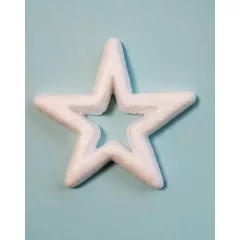 Sztirol Csillag üres - 10 cm