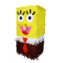 SpongyaBob Kockanadrág alakú színes party pinata szülinapi bulira.