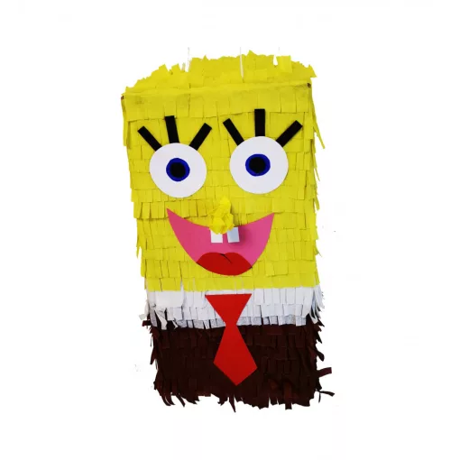 SpongyaBob Kockanadrág alakú színes party pinata szülinapi bulira.