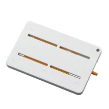 Sárga zsebméretű gumiabroncs futófelület mélységmérő 0-20mm skálával